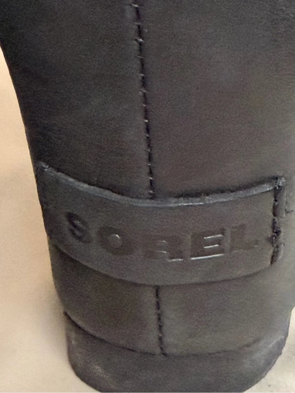 Sorel Women’s Black Wedge Sandals with Ankle Strap